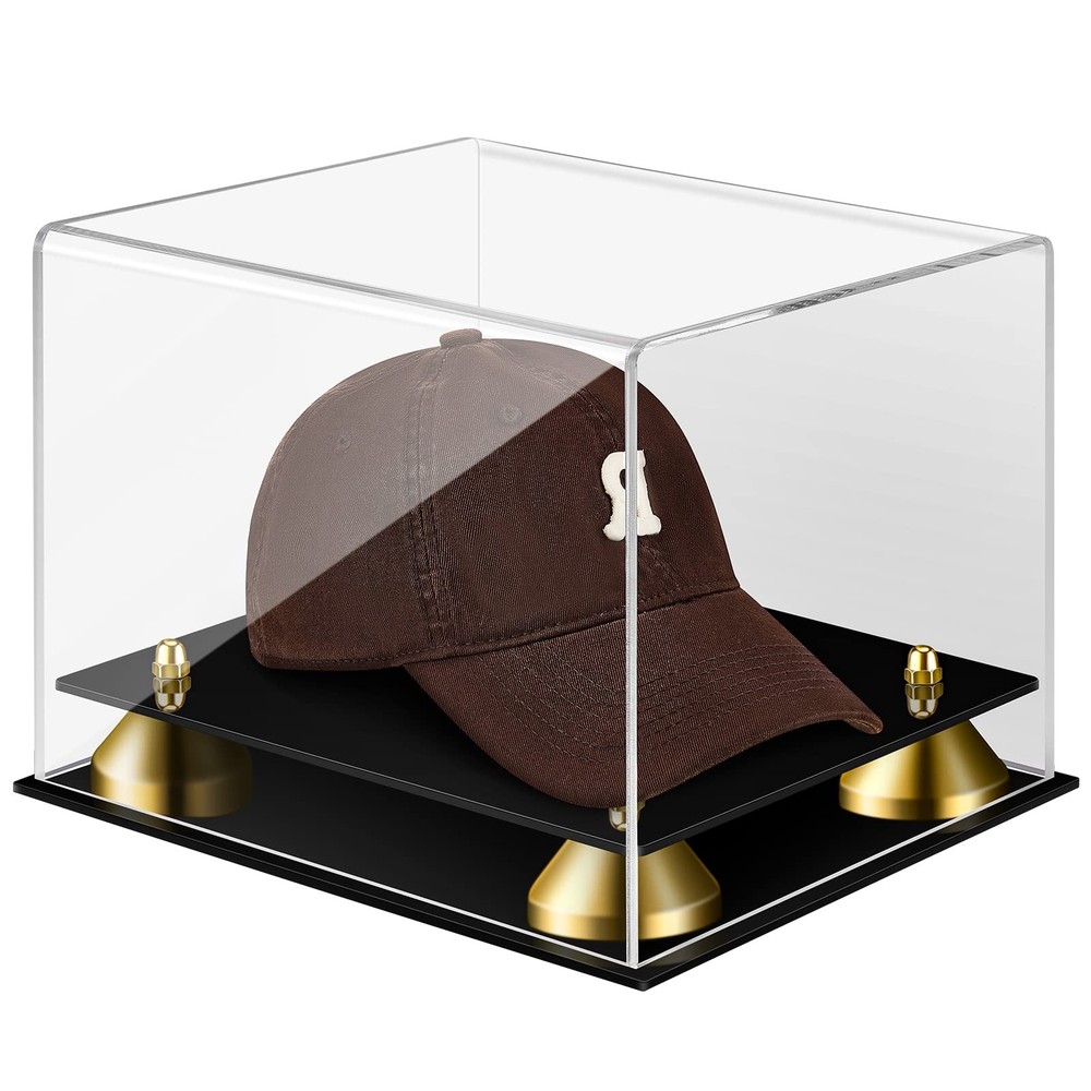 Clear Hat Display Case for Baseball Acrylic Autograph Hat Cap Helmet Holder S…