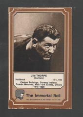 1975 FLEER HALL OF FAME IMMORTALS FOOTBALL CARD-Jim Thorpe-Carlisle United