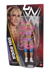 SOL RUCA SIGNED FIGURE MAIN EVENT WWE NIB MATTEL SNATCH YOUR SOUL FANATICS COA