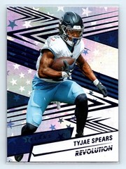 2025 Panini Revolution – Tyjae Spears #59 Blue Storm /549 Titans