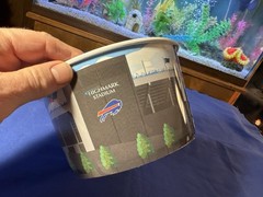 2025 Food Container NFL Football Buffalo Bills Farewell Season 1973 to 2025 Logo