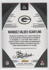 2018 Panini Donruss The Rookies /499 Marquez Valdes-Scantling #R-36 Auto RC 14ma
