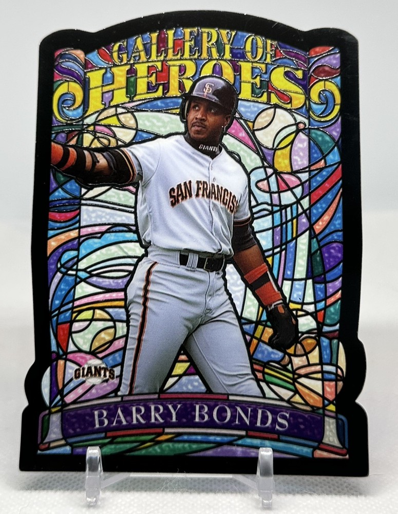1998 Topps Gallery Gallery of Heroes Barry Bonds #GH3 Jumbo Oversized Card