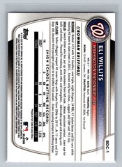 2025 Bowman Draft #BDC-1 Eli Willits Chrome Mojo Refractor