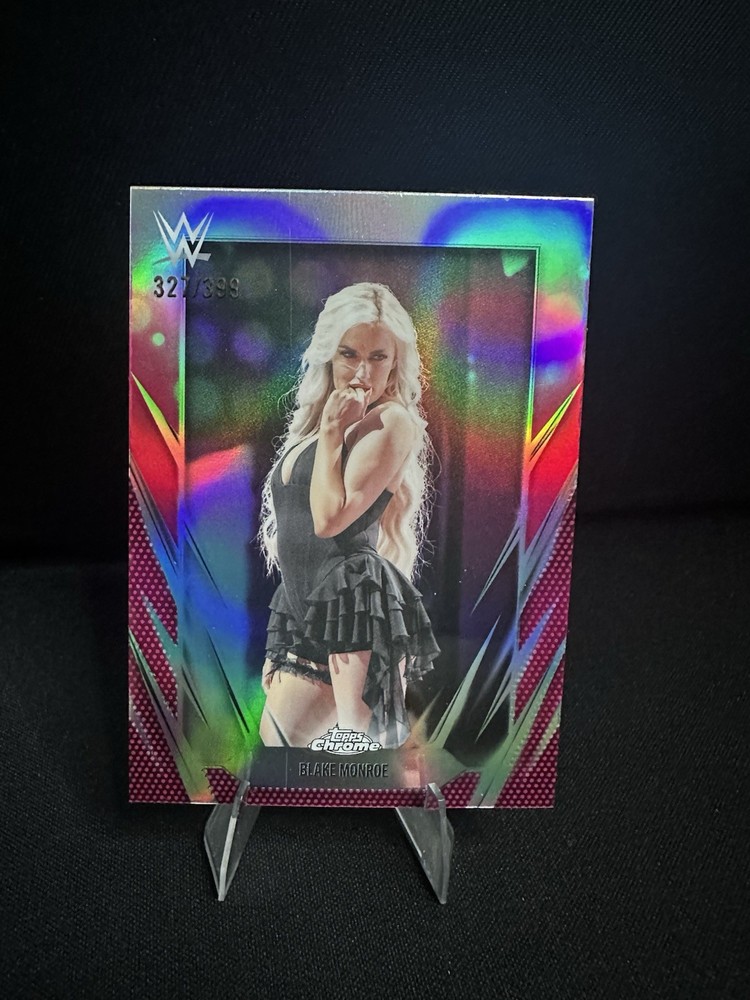 2026 Topps Chrome WWE Blake Monroe Magenta Refractor /399