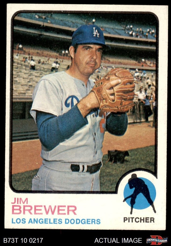 1973 Topps #126 Jim Brewer Dodgers 6 – EX/MT