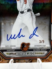 2026 Bowman Chrome WEHIWA ALOY(1st) Popcorn Refractor 3/5 #CPA-WA 🔥🔥
