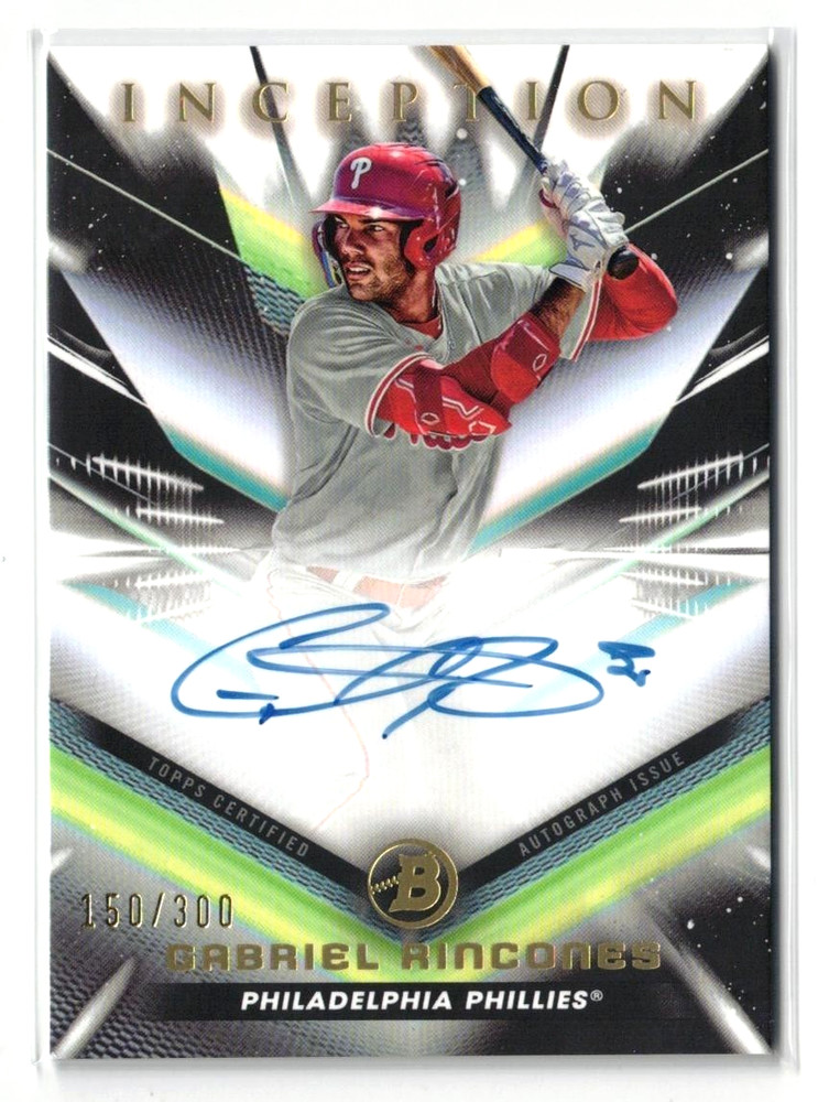 2023 Bowman Inception RC AUTO Gabriel Rincones! Phillies! Rookie! Autograph /300