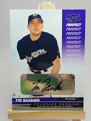Tim Bausher 2005 Leaf Donruss Playoff Autographs #247 Prospect Brewers Rockies