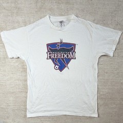 Vintage Washington Freedom Soccer T-Shirt Fruit of the Loom Heavy Cotton Large