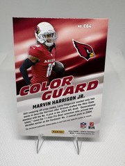 Panini 2024 Zenith Marvin Harrison Jr. Color Guard RC Memorabilia #CG4 Cardinals