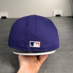 Hat Club New Era Toronto Blue Jays Fitted Cap 7 5/8 Purple Pink Roosevelt Patch
