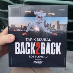 TARIK SKUBAL BACK2BACK BOBBLEHEAD AWAY UNIFORM LTD EDITION COMERICA SGA 7/8/26!!