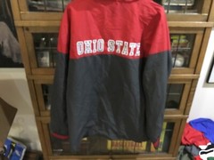 Ohio State Buckeyes Colosseum Red/Gray Full Zip Windbreaker Jacket SZ XL – Cool