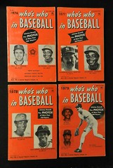 (11) 1970-1979 WHO&rsquo;S WHO in the BASEBALL BOOK LOT COMPLETE DECADE