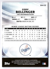 2017 Bowman Platinum Cody Bellinger Bowman&rsquo;s Next Generation RC Dodgers