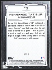 2019 Bowman #BTP-3 Fernando Tatis Jr. Bowman Scouts&rsquo; Top 100