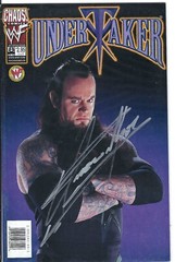 BD71 The Undertaker Signed Wrestling Comic Book w/COA * PLEASE READ *