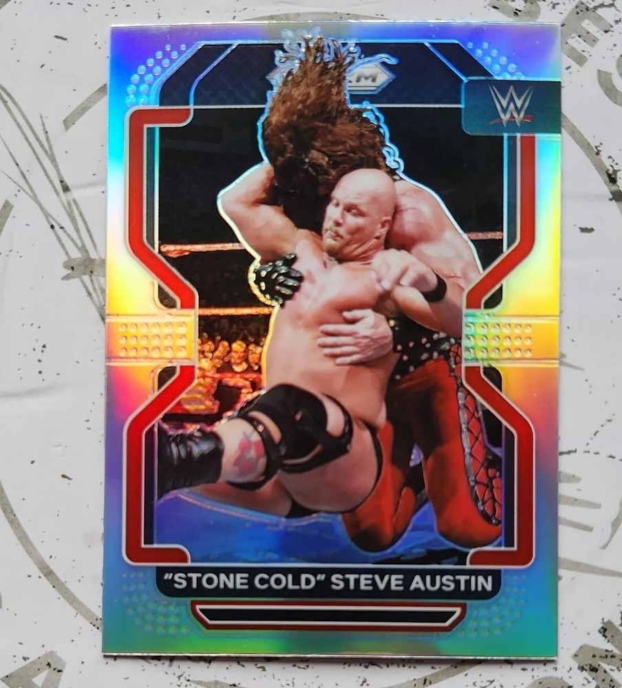 SCSA 2022 Panini Prizm Silver STONE COLD STEVE AUSTIN #192 WWE