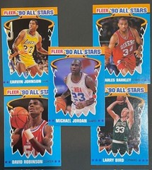 1990-91 FLEER ALL-STARS * YOU PICK, YOU CHOOSE * Jordan, Magic, Bird… NM-MINT