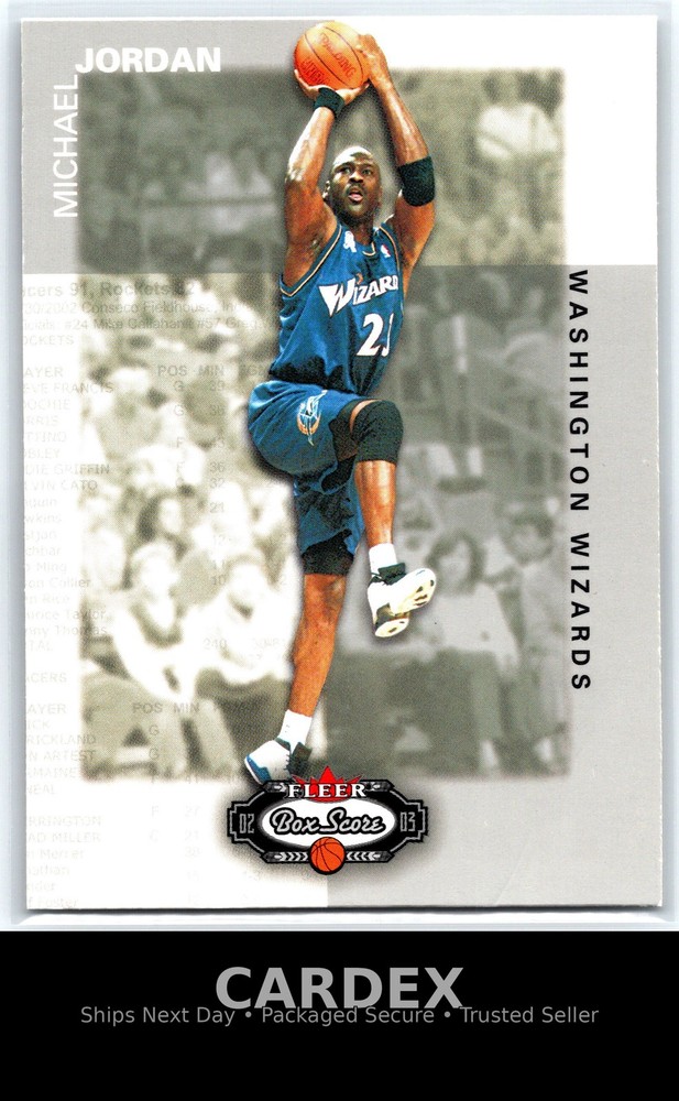 2002-03 Fleer Box Score #23 Michael Jordan
