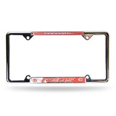 2 PACK | MLB Chrome License Plate Frame | Rockies, Reds, Mets | Choose your team