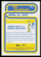 2019 Topps Heritage News Flashbacks Aborted Apollo 13 #NF-4