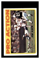 1972 Topps #121 Jim Kiick Pro Action Miami Dolphins EX