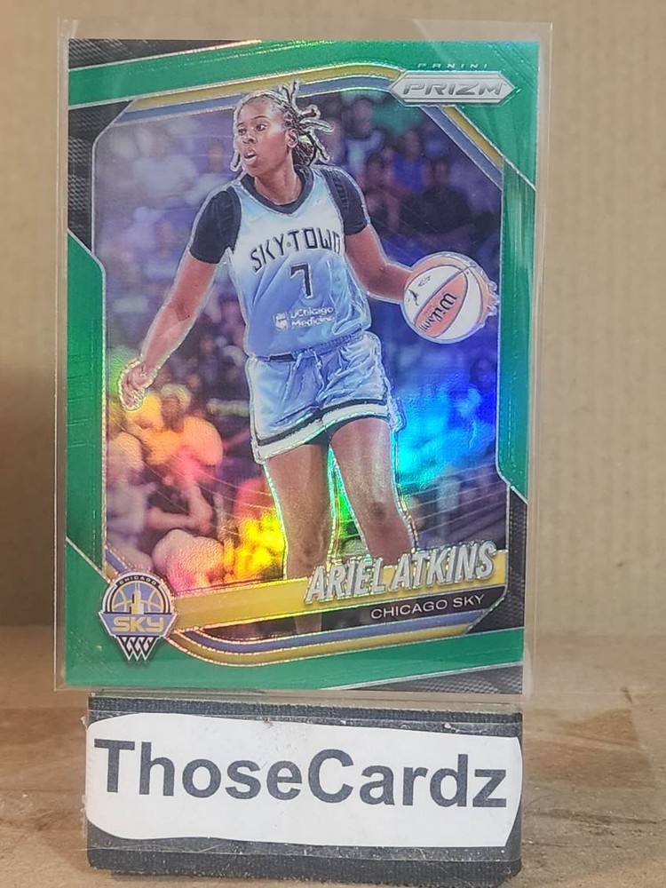 2025 Panini WNBA Green Prizms #13 Ariel Atkins