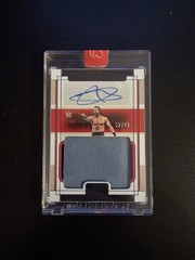 Sealed 2024 Panini Three Count WWE Drew McIntyre Patch Auto /49 #MM-DMI Mania