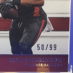 2024 National Treasures Bijan Robinson Tremendous Treasures TTS-BRN Patch 50/99