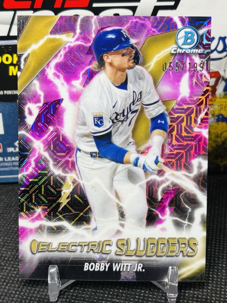 2026 Bowman Chrome Bobby Witt Jr PINK MOJO Refractor #/199 Electric Sluggers