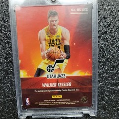 2023-24 Panini NBA Hoops Walker Kessler Auto Hot Signatures Utah Jazz #HS-KES