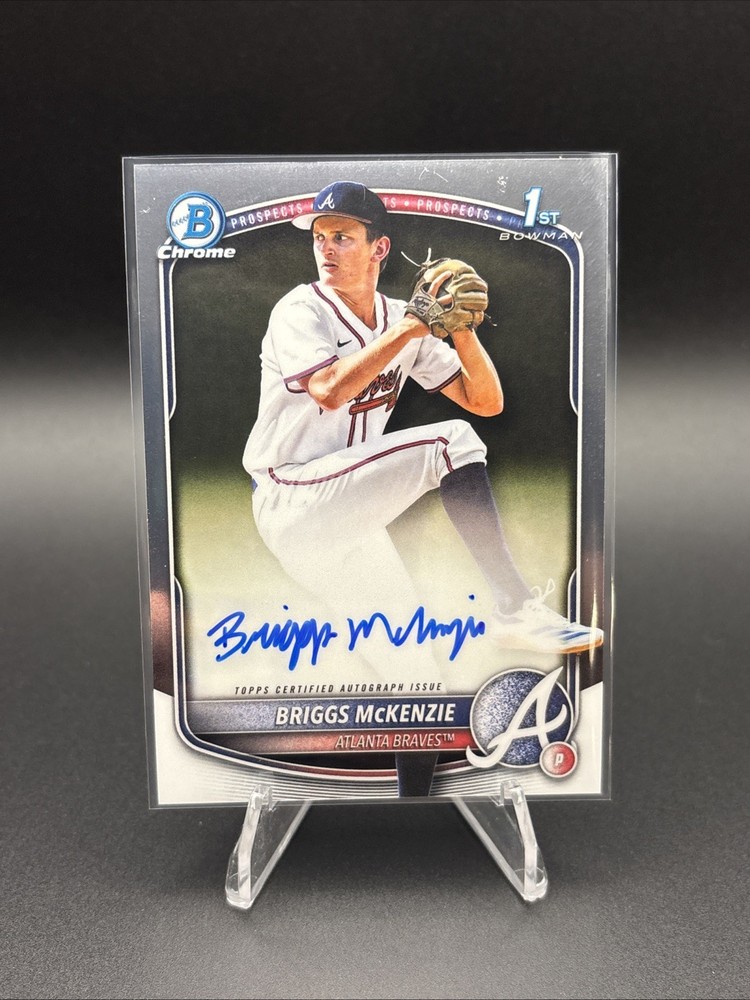 2025 Bowman Draft – Chrome Prospect Autographs Briggs McKenzie #CPA-BM (AU, RC)