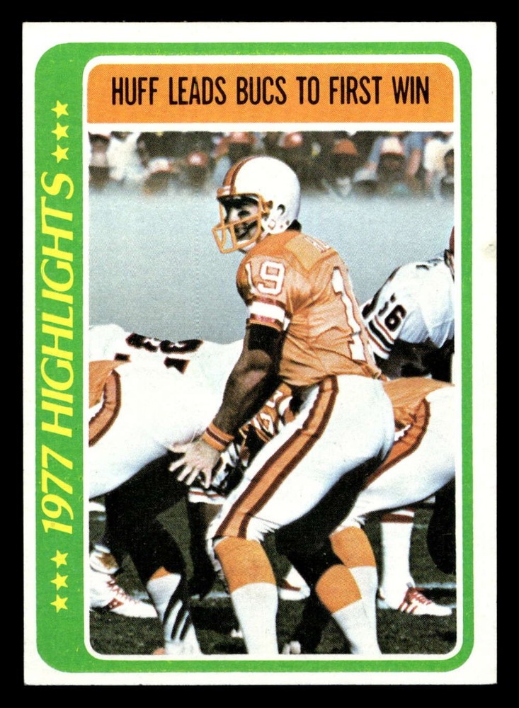 1978 Topps #1 Gary Huff HL Near Mint Buccaneers HL ID: 503942