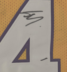 Shaq Shaquille O&rsquo;Neal Signed Yellow Gold Jersey Auto Beckett BAS Witnessed