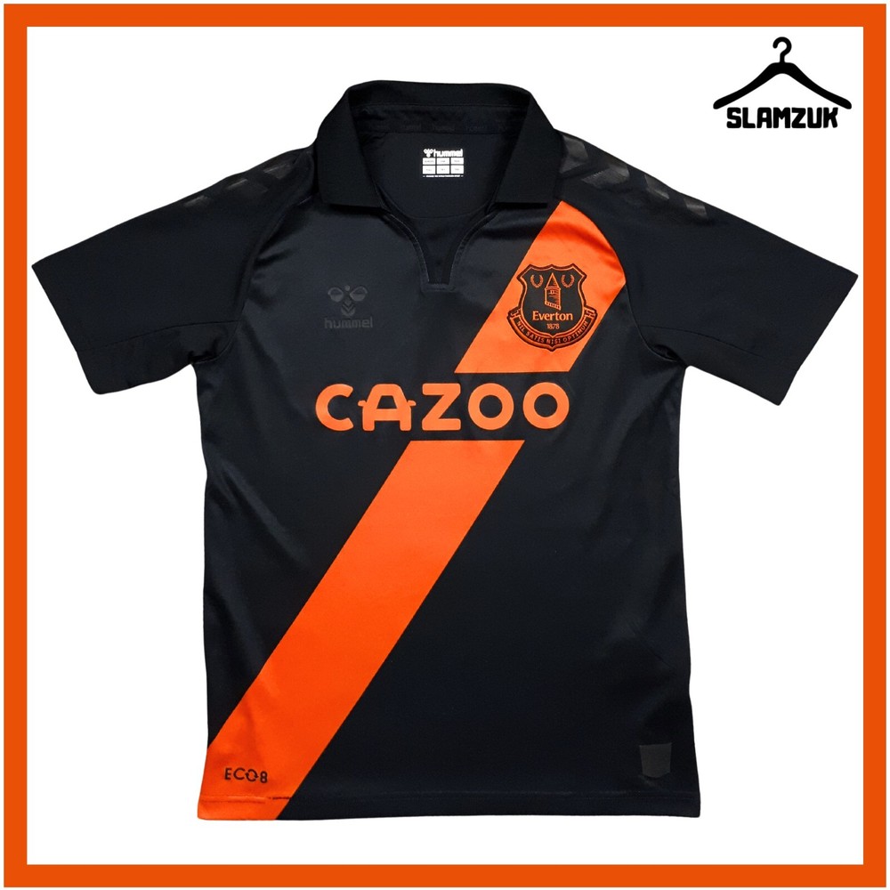 Everton Football Shirt Hummel Y2XL Boys XXS Away Jersey Toffees 2021 2022 L18