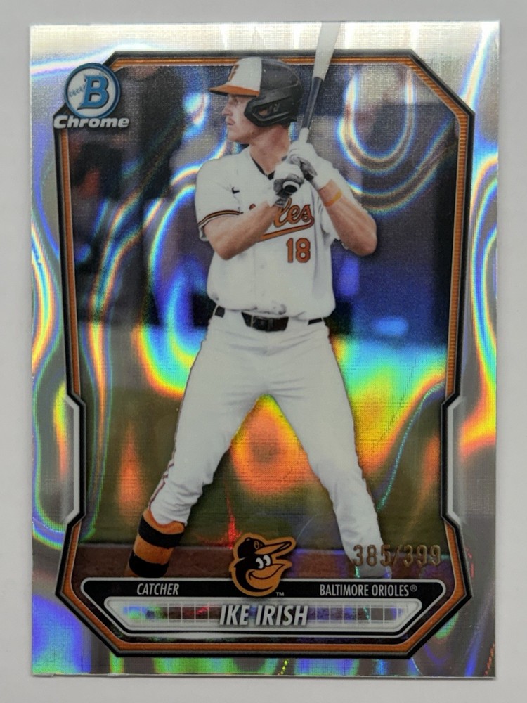 2026 Bowman Chrome Ike Irish #BCP-68 Lava Refractor /399 Baltimore Orioles
