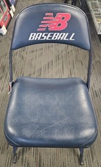 2022 Fenway Park Visitors Clubhouse Player Used Chair Vladimir Guerrero Jr Etc