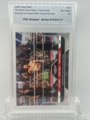 2025 Topps Now The Rock John Cena Travis Scott WWE TCC Graded Gem Mint 10