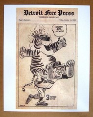 1968 Detroit Tigers World Series MVP Mickey Lolich comic strip