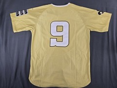 VTG Mitchell And Ness Negro Mens Large Basketball All Star Jersey Gold NWT