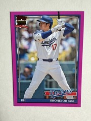 2026 Topps Series 2 Shohei Ohtani Pink Parallel 1991 75th Anniversary #91B2-1