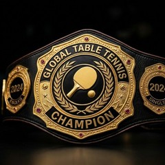 Custom Table Tennis Championship Belt Ping Pong Tournament Winner MVP Award