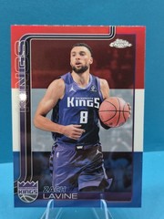 Zach LaVine 2025-26 Topps Chrome Red White and Blue Refractor #232 Kings