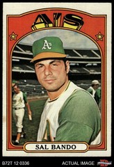 1972 Topps #650 Sal Bando Athletics 4 – VG/EX