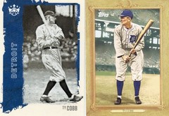 Ty Cobb Lot of 2 2021 Panini Diamond Kings/2010 Topps Turkey Red TR95