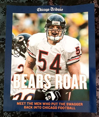 Brian Urlacher – RARE Chicago Tribune Advertisement Poster – Chicago Bears NFL