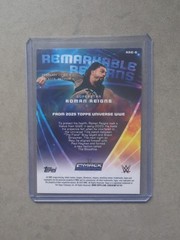 Roman Reigns Remarkable Returns Insert 2025 Topps WWE Universe
