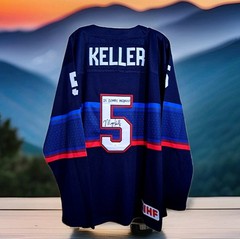USA Women&rsquo;s Hockey Megan Keller Signed NIKE IIHF Hockey Jersey ● JSA